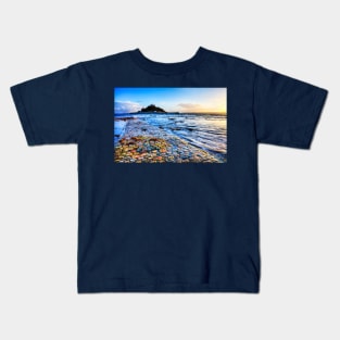 St Michael's Mount Causeway, Cornwall Kids T-Shirt